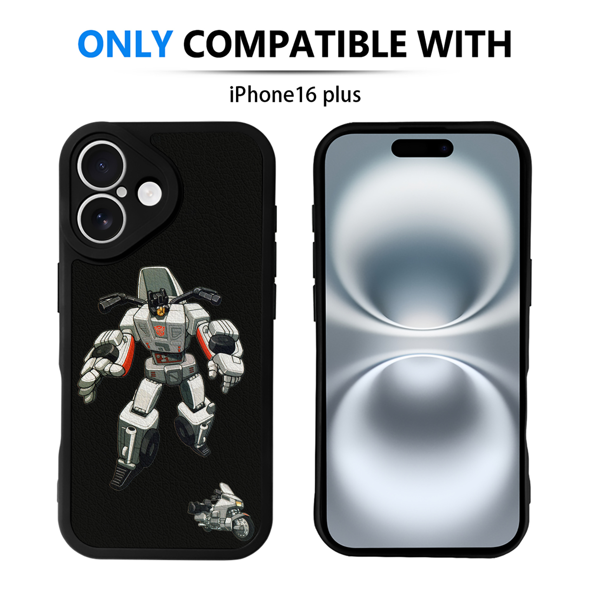 （画像用）  【iPhone 16シリーズ対応】シリコンスマホケース（レザー調） 材質：シリコン